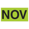 TAPE LOGIC DL6912 3" X 6" - "NOV" (FLUORESCENT GREEN) MONT