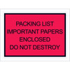 BOX PARTNERS PL412 ENVELOPES, 4 1/2" X 6", RED