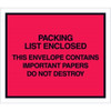 BOX PARTNERS PL414 ENVELOPES, 7" X 6", RED, 1000 PER CASE