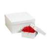 BOX PARTNERS DGB886W GIFT BOX, 8" X 8" X 6", WHITE