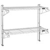 USC H-5436 WALL-MOUNT WIRE SHELVING - 36 X 12 X 34"