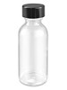 USC S-20886 BOSTON ROUND GLASS BOTTLES - 1 OZ, CLEAR