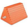 USC H-4785 WHEEL CHOCKS - ORANGE RUBBER, 9 34 X 8 X