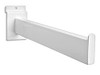 USC S-18610W STRAIGHT FACEOUT FOR SLATWALL- 12", WHIT