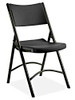 USC H-3015BL ECONOMY PLASTIC FOLDING CHAIR - BLACK
