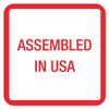 TAPE LOGIC USA303 TAPE LOGIC LABELS, "ASSEMBLED IN U.S.A."