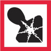 TAPE LOGIC DL4139 1 X 1" PICTOGRAM - HEALTH HAZARD LABELS