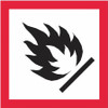 TAPE LOGIC DL4141 1 X 1" PICTOGRAM - FLAME LABELS
