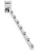 USC S-19941C 7 BALL WATERFALL FOR GRIDWALL - 16", CHR