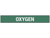 USC S-23499-1 "OXYGEN" PIPE MARKERS - 34 - 2 38" PIPE 