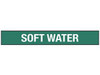 USC S-23505-1 "SOFT WATER" PIPE MARKERS - 34 - 2 38" P