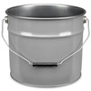 USC S-22507GR OPEN TOP STEEL PAIL - 3.5 GALLON, GRAY