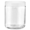 USC S-17983P-W STRAIGHT-SIDED GLASS JARS - 8 OZ, WHITE 