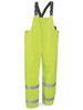 USC S-19980G-L HEAVY DUTY CLASS 3 RAIN OVERALLS - LIME,