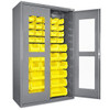USC H-8483Y CLEAR-VIEW BIN STORAGE CABINET - 48 X 24
