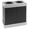 USC S-21861 CORRUGATED PLASTIC TRASH CAN - TWO BIN, 