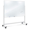 USC H-8534 MOBILE GLASS DRY ERASE BOARD - 6 X 4'