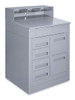 USC H-7649 4 DRAWER/2 DRAWER STORAGE SHOP DESK