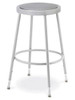 USC H-3730GR SHOP STOOL - PADDED WITH ADJUSTABLE LEGS