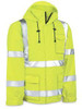 USC S-22970G-M LIGHTWEIGHT CLASS 3 RAIN JACKET - LIME, 