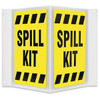 USC S-22474 PROJECTING SIGN - "SPILL KIT", 3-WAY