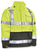 USC S-19979G-2X HEAVY DUTY CLASS 3 RAIN JACKET - LIME, 2
