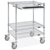 USC H-7555 WIRE COMPUTER CART - 30 X 24 X 40"