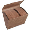 USC S-21938 BROWN A-Z ACCORDION FILE FOLDER