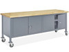 USC H-8206-MAPLE MOBILE CABINET WORKBENCH - 96 X 30", MAP