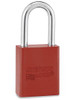 USC H-6698R ALUMINUM LOCKOUT PADLOCKS - KEYED ALIKE,