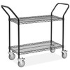 USC H-6786 BLACK HEAVY-DUTY WIRE CART - 48 X 18 X 4