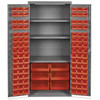 USC H-8346R BIN STORAGE CABINET - 36 X 24 X 78", 102