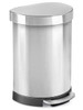 USC H-6671 SIMPLEHUMAN STAINLESS STEEL TRASH CAN - 