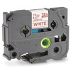 USC S-23136 BROTHER P-TOUCH TZE TAPE - RED ON WHITE,