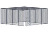 USC H-8299-4 WIRE SECURITY ROOM WITH ROOF - 16 X 16 X