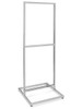 USC H-7869C FLOOR STANDING SIGN HOLDER - DOUBLE TIER
