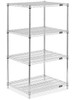 USC H-8025-54 CHROME WIRE SHELVING UNIT - 30 X 24 X 54
