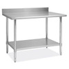 USC H-6916 DELUXE STAINLESS STEEL WORKTABLE WITH BA
