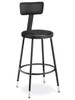 USC H-4830BL SHOP STOOL WITH BACKREST - PADDED WITH A