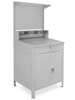 USC H-6867 DELUXE CABINET SHOP DESK WITH PEGBOARD P