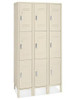 USC H-7586T ULINE THREE TIER LOCKERS - 3 WIDE, UNASS