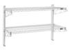USC H-6828 STAINLESS STEEL WALL-MOUNT WIRE SHELVING