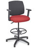 USC H-7589R FABRIC OFFICE STOOL - RED