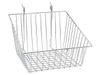 USC S-22888C WIRE BASKETS - 12 X 12 X 8", SLANTED, CH