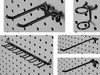 USC H-7136 43-PIECE PEGBOARD ASSORTMENT - BLACK