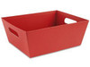 USC S-22255R MARKET TRAYS - 12 X 9 X 4", RED