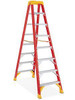 USC H-8643 FIBERGLASS TWIN STEP LADDER - 8'