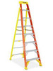 USC H-7908 LEANSAFE FIBERGLASS STEP LADDER - 8'