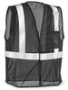 USC S-22907-L BLACK HI-VIS SAFETY VEST - L/XL
