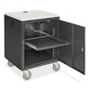USC H-7549 MOBILE AV CABINET - 23 X 25 X 35"